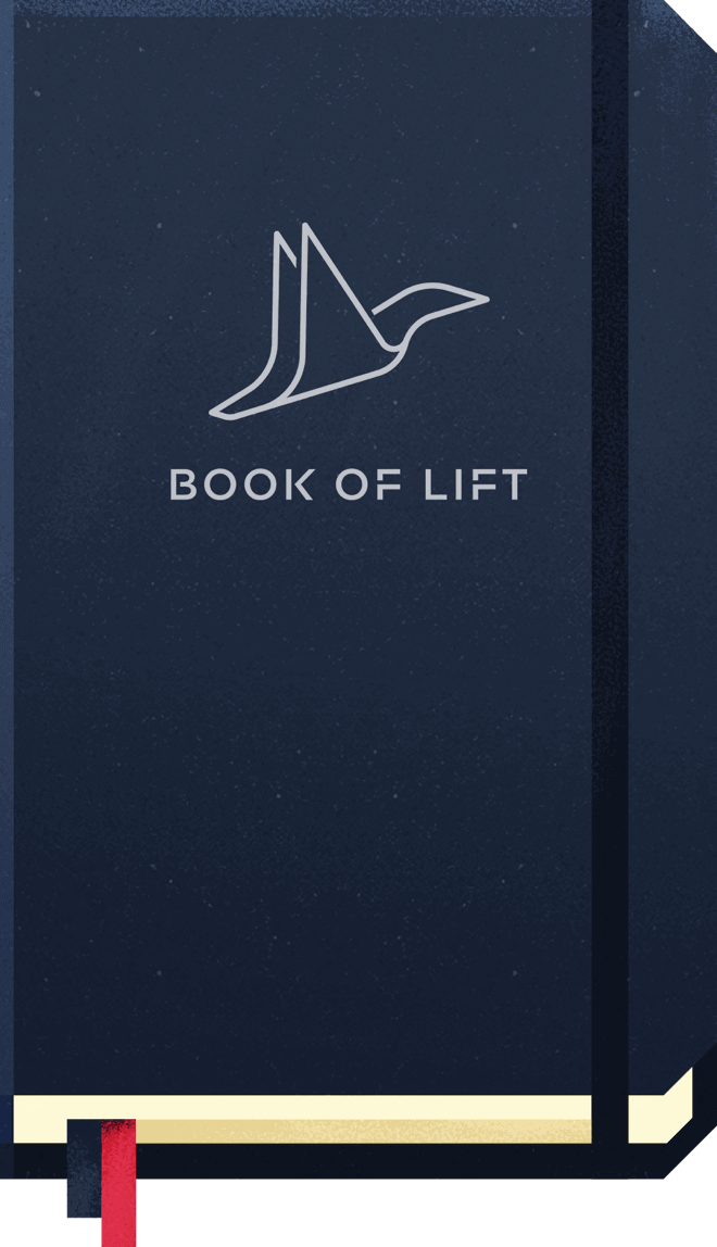 Book of Lift Closed Book Illustration